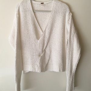 EUC White Free People Sweater